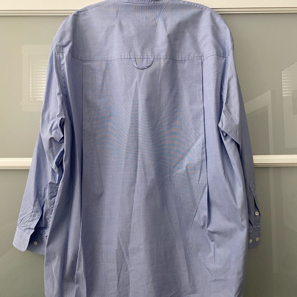 Sandro Oversized cotton Shirt with ruffle and patch pocket square. - Picture 4 of 15